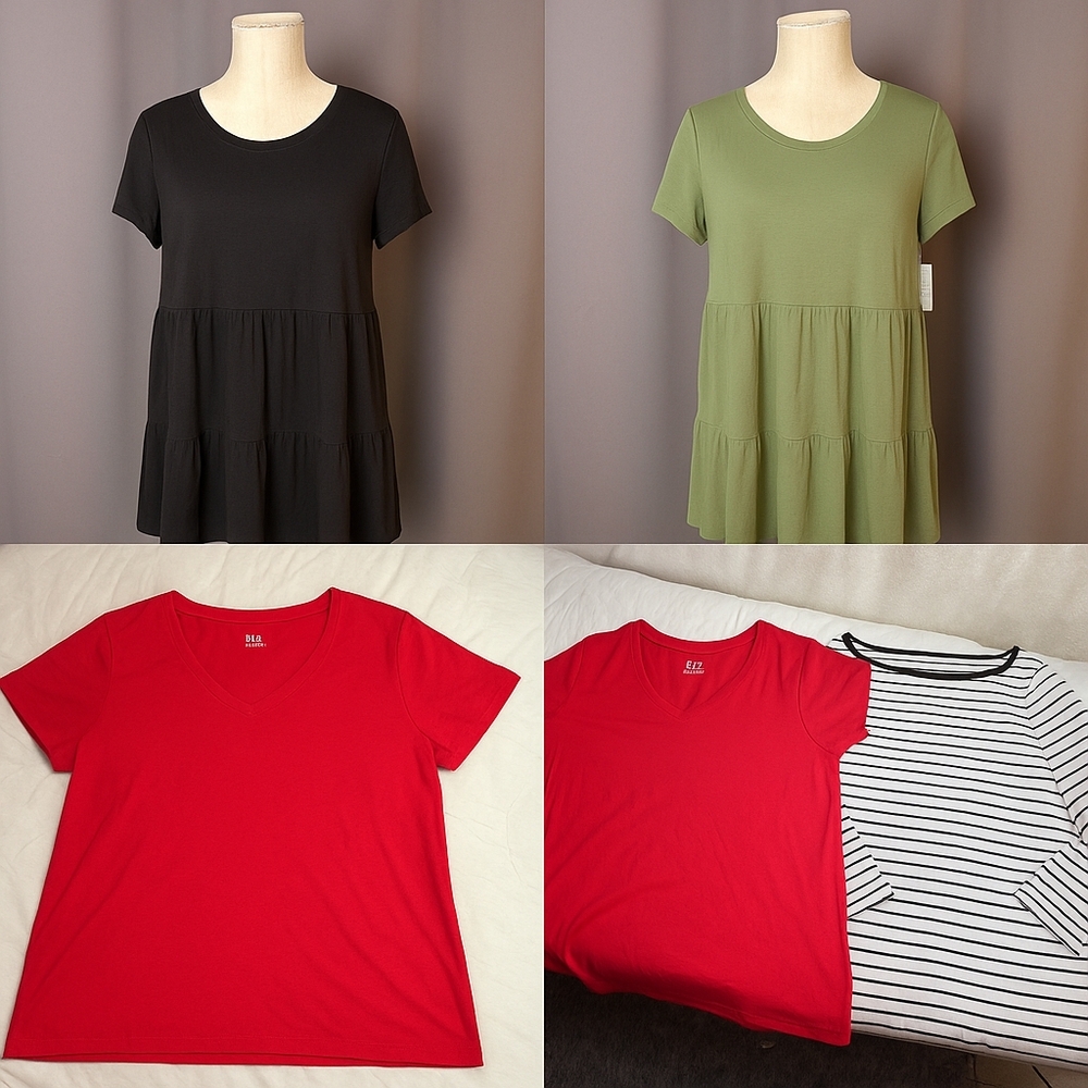 Time & Tru Women’s Clothing Bundle 5 Pc Medium M 8-10 Dresses Tops NWT Casual Ba